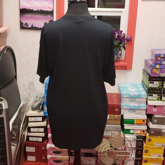 Lady Trucker NWT black graphic tee sz 2X - Picture 5 of 7